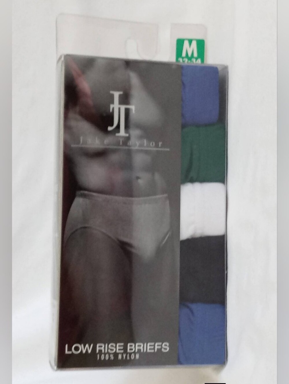 New Vintage Jake Taylor Men's Medium 32 - 34 Nylon Low Rise Briefs